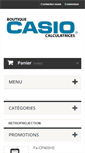 Mobile Screenshot of boutique-calculatrice-casio.com