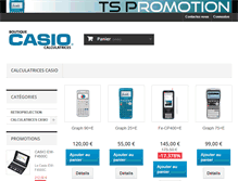 Tablet Screenshot of boutique-calculatrice-casio.com